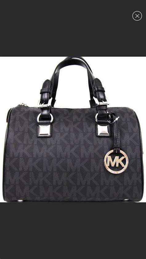 michael kors speedy handtasche in grau|michael kors leather tote.